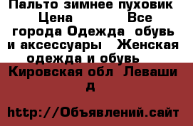 Пальто зимнее пуховик › Цена ­ 2 500 - Все города Одежда, обувь и аксессуары » Женская одежда и обувь   . Кировская обл.,Леваши д.